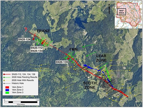 PLAN MAP OF RECENT DRILLING