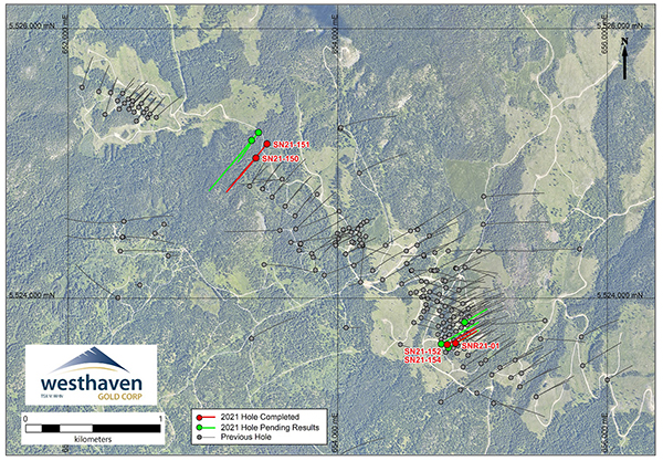 PLAN MAP OF RECENT DRILLING