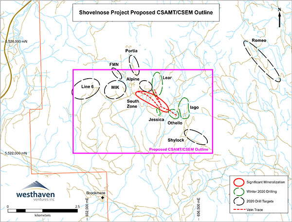 Shovelnose Project Proposed CSAMT/CSEM Outline