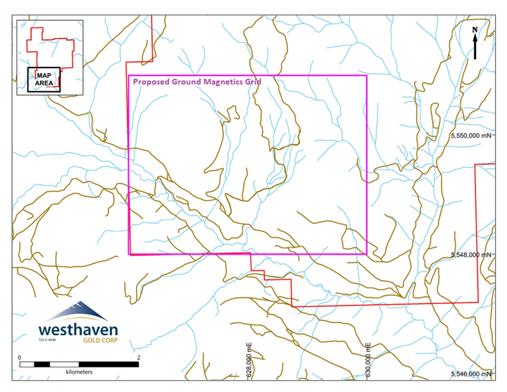 Map of Proposed Ground Magnetics