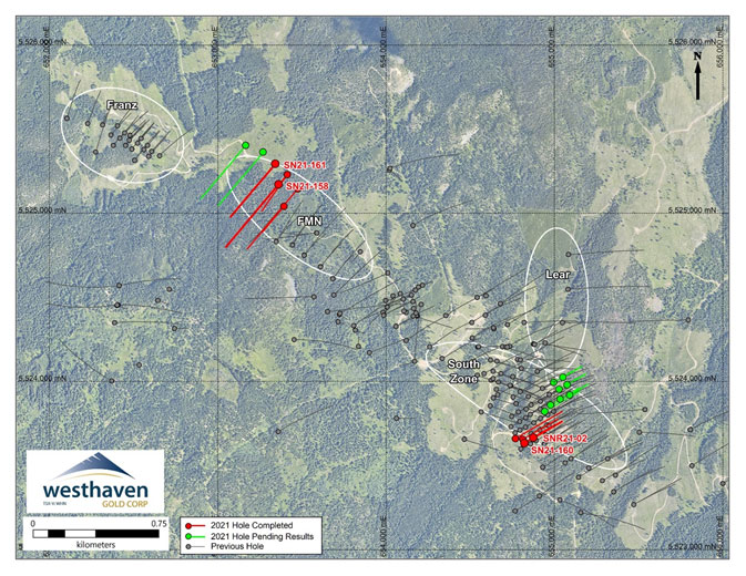 Plan Map of Current Drilling