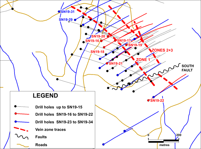 Plan Map of Recent Drilling
